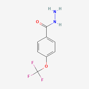 Chemical structure of 4-Trifluoromethoxybenzhydrazide