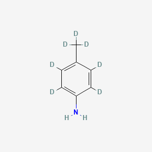Chemical structure of 4-Toluidine-d7