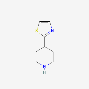 Chemical structure of 4-Thiazol-2-yl-piperidine