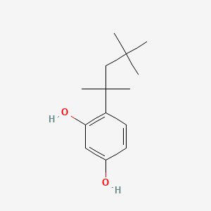Chemical structure of 4-tert-Octylresorcinol