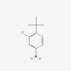 Chemical structure of 4-tert-Butyl-3-chloroaniline