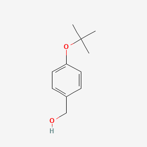 Chemical structure of 4-tert-Butoxybenzyl Alcohol