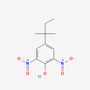 Chemical structure of 4-Tert-anyl-2,6-dinitrophenol