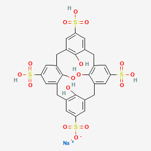 Chemical structure of 4-Sulfocalix[4]arene sodium salt