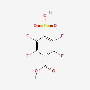 Chemical structure of 4-Sulfo-2,3,5,6-tetrafluorobenzoic Acid