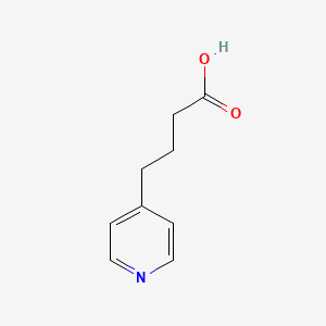 Chemical structure of 4-Pyridinebutanoic acid