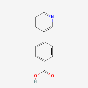 Chemical structure of 4-Pyridin-3-yl-benzoic acid