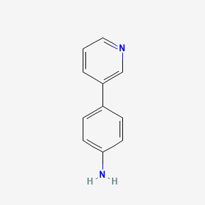 Chemical structure of 4-Pyridin-3-ylaniline