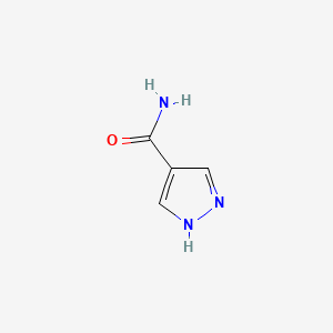 Chemical structure of 4-Pyrazolecarboxamide