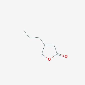 Chemical structure of 4-Propylfuran-2(5H)-one