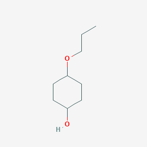 Chemical structure of 4-propoxycyclohexan-1-ol