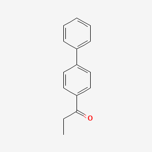 Chemical structure of 4-Propionylbiphenyl