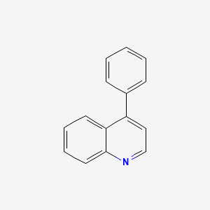 Chemical structure of 4-Phenylquinoline