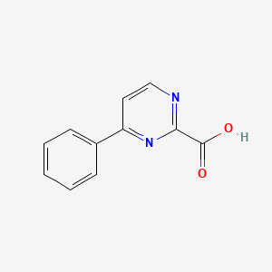 Chemical structure of 4-Phenylpyrimidine-2-carboxylic acid