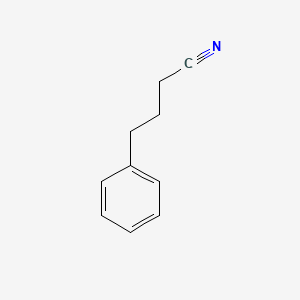 Chemical structure of Benzenebutanenitrile
