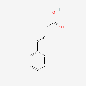 Chemical structure of 4-Phenylbut-3-enoic acid