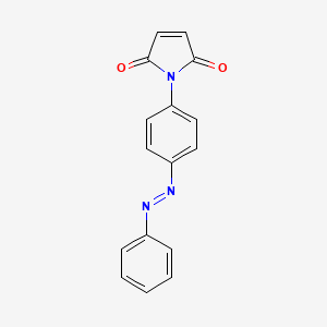 Chemical structure of 4-Phenylazomaleinanil
