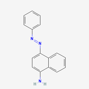 Chemical structure of 4-Phenylazo-1-naphthylamine