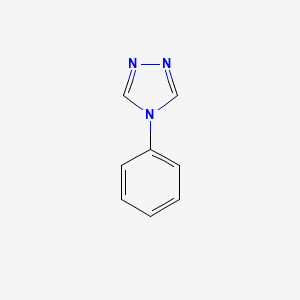 Chemical structure of 4-Phenyl-4H-1,2,4-triazole