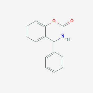 Chemical structure of 4-Phenyl-3,4-dihydro-2H-1,3-benzoxazin-2-one