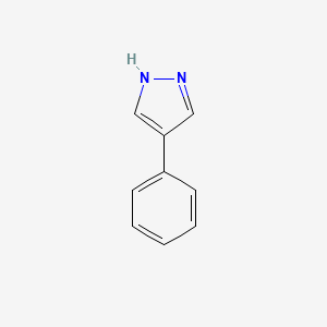 Chemical structure of 4-Phenylpyrazole