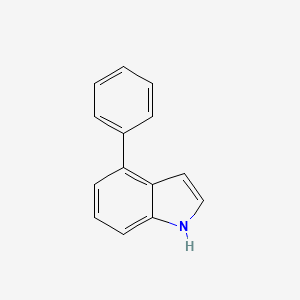Chemical structure of 4-Phenyl-1H-indole