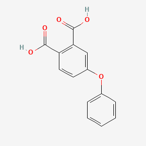 Chemical structure of 4-Phenoxyphthalic acid