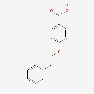 Chemical structure of 4-Phenethoxybenzoic acid
