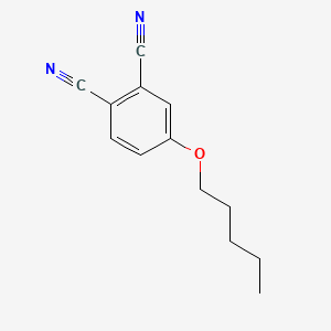Chemical structure of 4-Pentyloxyphthalonitrile