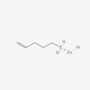 Chemical structure of 4-PENTENYLZINC BROMIDE