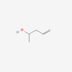 Chemical structure of 4-Penten-2-ol