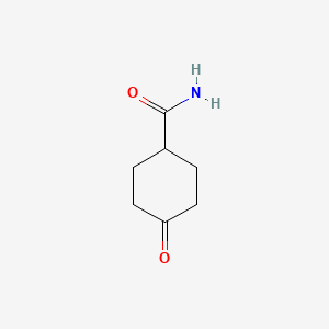 Chemical structure of 4-Oxocyclohexanecarboxamide