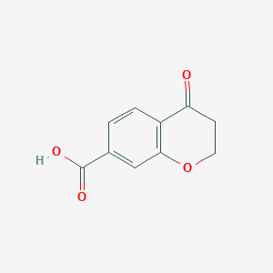 Chemical structure of 4-Oxochroman-7-carboxylic acid