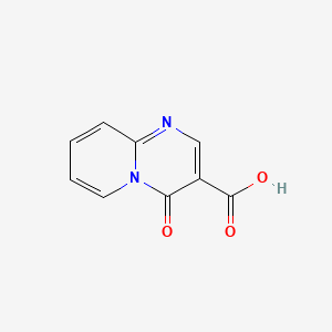 Chemical structure of 4-Oxo-4H-pyrido[1,2-a]pyrimidine-3-carboxylic acid