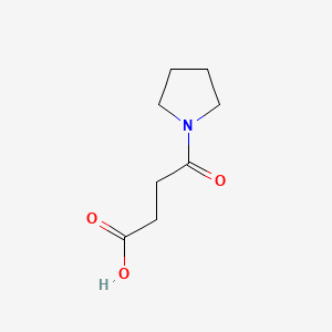 Chemical structure of 4-Oxo-4-(pyrrolidin-1-yl)butanoic acid
