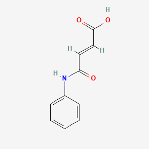 Chemical structure of 4-Anilino-4-oxobut-2-enoic acid