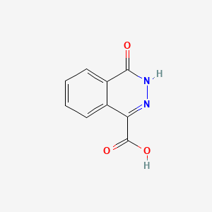 Chemical structure of 4-Oxo-3,4-dihydrophthalazine-1-carboxylic acid