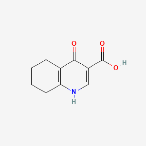 Chemical structure of 4-Oxo-1,4,5,6,7,8-hexahydroquinoline-3-carboxylic acid