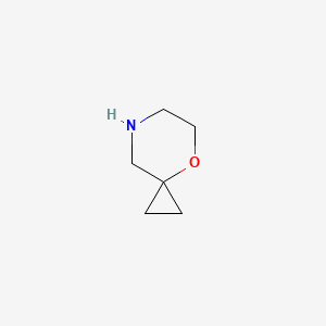 Chemical structure of 4-OXA-7-AZASPIRO[2.5]OCTANE HCL