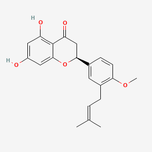 Chemical structure of 4'-O-Methyllicoflavanone