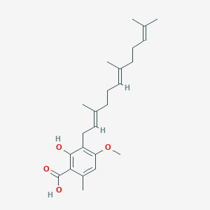Chemical structure of 4-O-Methylgrifolic acid