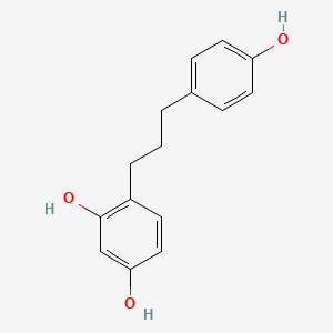 Chemical structure of 4'-O-Demethylbroussonin A
