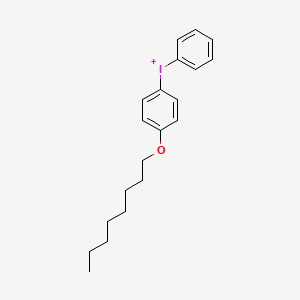 Chemical structure of 4-Octyloxydiphenyliodoniumhexafluoroantimonate