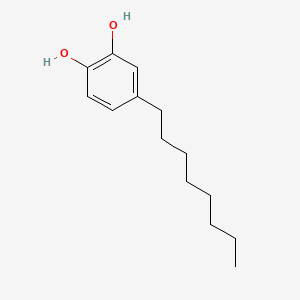 Chemical structure of 4-Octylpyrocatechol