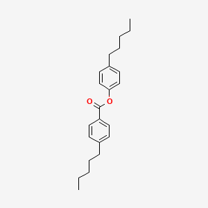 Chemical structure of 4-Pentylphenyl 4-pentylbenzoate