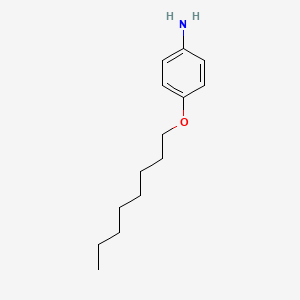 Chemical structure of 4-n-Octyloxyanilin