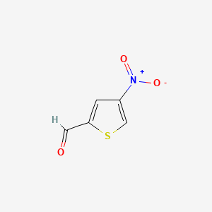 Chemical structure of 4-Nitrothiophene-2-carbaldehyde