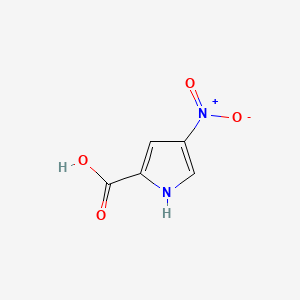 Chemical structure of 4-Nitropyrrole-2-carboxylic Acid Hydrate