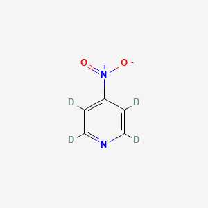 Chemical structure of 4-Nitro(pyridine-d4)