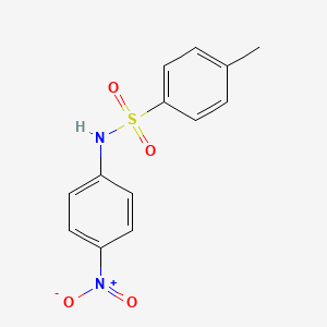 Chemical structure of 4'-Nitro-p-toluenesulfonanilide
